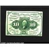 Image 1 : Fr. 1242 10¢ First Issue Very Choice New.