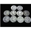 Image 1 : 10 ASSORTED 40'S WASHINGTON SILVER QUARTERS