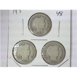 3-1914 BARBER DIMES