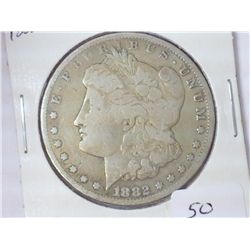 1882-CC MORGAN SILVER DOLLAR