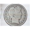 Image 1 : 1902 BARBER HALF DOLLAR (VERY GOOD)