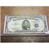 Image 1 : 1953-A $5 SILVER CERTIFICATE BLUE SEAL