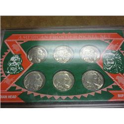 AMERICAN FRONTIER NICKEL SET (AS SHOWN)