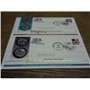 Image 1 : 2 US MINT 50 STATE QUARTER FDC'S (ME, VA)