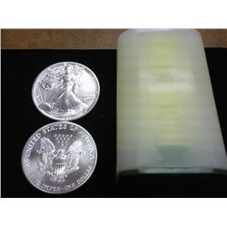 ROLL OF 20-1989 AMERICAN SILVER EAGLES (UNC)