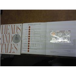 CANADA HEADS & TALES BOOK AND 1968 (PF LIKE) SET