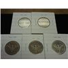 Image 2 : 1908,08-D,09-D,15-D & 16 BARBER QUARTERS 5 COINS
