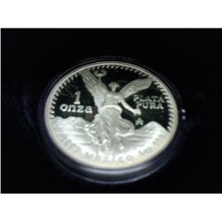 1987 MEXICO 1 OUNCE SILVER LIBERTAD PF
