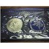 Image 2 : 1973-S IKE SILVER DOLLAR (UNC) (BLUE PACK)
