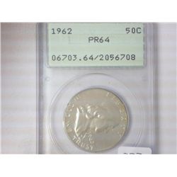 1962 FRANKLIN HALF DOLLAR PCGS PR64