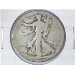 1921-S WALKING LIBERTY HALF DOLLAR (KEY DATE)
