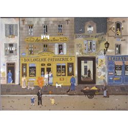 Michel Delacroix Original Art Print Moulin de Paris