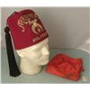 Image 1 : VINTAGE SHRINER'S MASONIC FEZ- BULLION MEDINAH MILITARY
