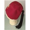 Image 2 : VINTAGE SHRINER'S MASONIC FEZ- BULLION MEDINAH MILITARY