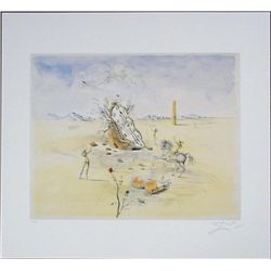 After Salvador Dali Cosmic Horseman Limited Ed Art Prin