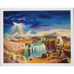 Wild Weird Surreal Signed Fine Art Print THE BIRTH