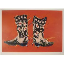 Kim Yoakum Signed Ltd Ed Cowboy Art Print The Gambler