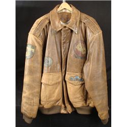 WWII TYPE AAF FLIGHT JACKET LEATHER XL SIZE 5