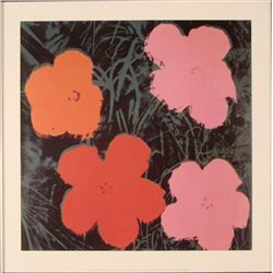 Andy Warhol : Flowers I Art Print