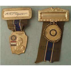 2 LT COMMANDERS AMERICAN LEGION CONVENTION BADGES