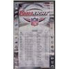 Image 1 : Chicago Bears 2005 Schedule Coors Football Banner Sign