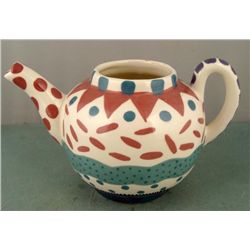 Lynn Morris Art Pottery Tea Pot Teapot Signed