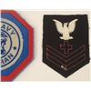 Image 2 : WWII U.S. NAVY RED CROSS INSIGNIA PATCH AND COASTER