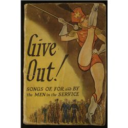 1944 WWII SERVICEMAN'S SONGBOOK GIVE OUT