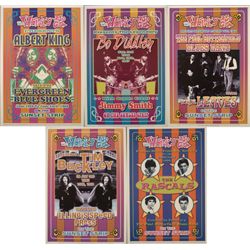 5 Whisky-A-Go-Go LA 1960s Rock Concert Posters