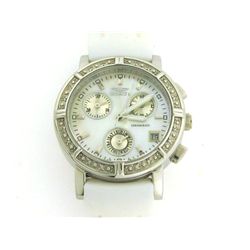 Invicta Women's 0729 Wildflower Collection Diamond Accented White Polyurethane Watch