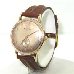 Patek Philippe 18K Rose Gold Leather Strap Watch