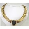 Image 2 : Salavetti 18K Two Toned Diamond Necklace.
