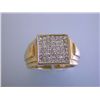 Image 1 : Men's 14k Gold Diamond Ring