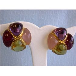 Laura Munder 18k Yellow Gold Earrings