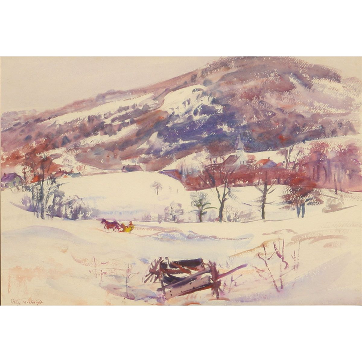 Dodge McKnight, watercolor