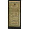 Image 2 : Lawrence, MA- Cannon's Commercial College $1 Ad NoteAn advertising note on the reverse of the Confed