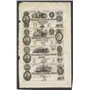 Image 1 : Johnstown, NY- Montgomery County Bank $1-$3-$5-$10 G4-G10-G14-G18 Uncut SheetA Proof sheet which is 