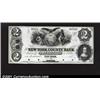 Image 1 : New York, NY- The New York County Bank $2 G4 ProofA nice ex-ABNCo sale Proof.