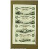 Image 1 : Philadelphia, PA- Manufacturers & Mechanics Bank $20-20-50-100 G44-G44-G46-G48 Proof Uncut SheetThis