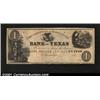 Image 1 : Columbia, TX - The Commercial & Agricultural Bank of Texas 1 peso Medlar 18A nice Crisp Uncirculated
