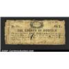 Image 1 : Norfolk, VA- County of Norfolk $1 July 22, 1861 Jones CN06-01An excessively rare note listed as Rari