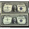 Image 1 : A Pair of Neat Serial Number Silver Certificates.