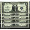 Image 1 : Five Fr. 1607 $1 1935E Silver Certificates