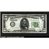 Image 1 : Fr. 1952-D $5 1928B Light Green Seal Federal Reserve Note.
