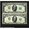 Image 1 : Fr. 2010-L $10 1950 Federal Reserve Notes.