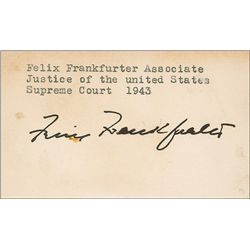 Supreme Court: Felix Frankfurter