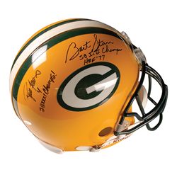 Bart Starr and Bret Favre