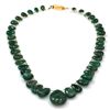 Image 1 : Natural Emeralds Smooth Teardrops Briolettes Graduated Stringing Neckalace 199.80ctw with brass clas
