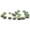 Image 2 : Natural Milky Calm Green Aquamarine Smooth Pear Shape Briolettes Stringing Necklace 386.00ctw with b