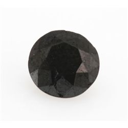 Natural Black Diamond Round Cut 1.10ctw